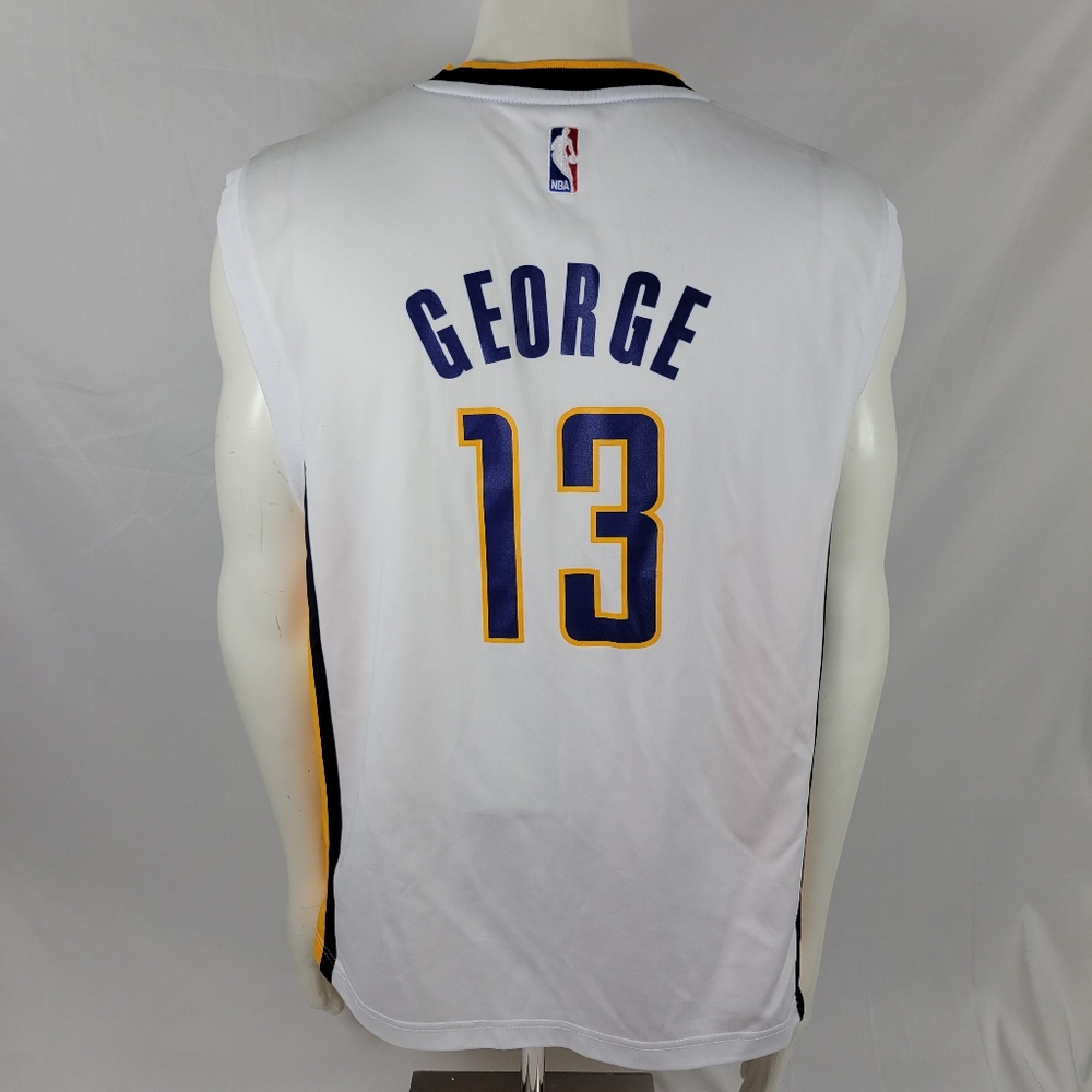 Adidas Indiana pacers Paul George  #13 basketball jersey mens size Large - Picture 3 of 9